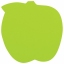 Блок самоклеящ. (стикер) фигурный BRAUBERG яблоко 50л., зеленый, европодвес, 122709 t('фото') 79595