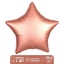 Шар фольгированный 18" "Звезда", цвет розовое                              t('фото') 112302