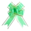 Бант-бабочка №7 органза с полосой пластик, зелёный 1020430    t('фото') 77927