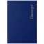 Обложка для паспорта OfficeSpace "Комфорт" кожзам, синий, тиснение золотом t('фото') 98444
