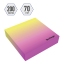 Блок для записи декоративный на склейке Berlingo "Radiance" 8,5*8,5*2, розовый/желтый, 200л. t('фото') 109166