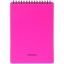Блокнот А5 60л. на гребне OfficeSpace "Neon", розовая пластиковая обложка t('фото') 104326