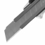 Нож канцелярский 18 мм BRAUBERG "Metallic", роликовый фиксатор, резиновые вставки, металл, 237159 t('фото') 108747