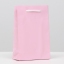 Пакет ламинированный, розовый, 17,5 х 11,5 х 5 см    t('фото') 88389