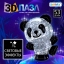 ZABIAKA пазлы 3D "Панда", 53 детали МИКС свет №SL-7012           t('фото') 113011