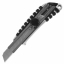 Нож канцелярский 18 мм BRAUBERG "Metallic", роликовый фиксатор, резиновые вставки, металл, 237159 t('фото') 108751