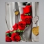 Пакет "Цветы страсти", полиэтиленовый, с вырубной ручкой, 45х38 см, 60 мкм 785207 t('фото') 88033