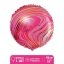 Шар фольгированный 18" круг  Мрамор, розовый t('фото') 92532