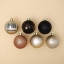Набор шаров "Время вечеринки", чёрный и жемчужный, 6 штук, d-6, пластик   7582550