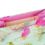 Пакет подарочный 26,5x12,7x33см ЗОЛОТАЯ СКАЗКА "Spring Flowers", глиттер, розовый с голубым, 608247 t('фото') 113561