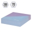 Блок для записи декоративный на склейке Berlingo "Haze" 8,5*8,5*2, сиреневый/голубой, 200л. t('фото') 105161