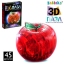 ZABIAKA пазлы 3D "Яблоко", 45 деталей, 2 цвета №SL-7002B          t('фото') 108406
