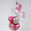 Букет из шаров "Единорог с сердцами", набор 5шт  t('фото') 91147