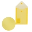Папка-конверт с кнопкой "Brauberg" А6, 105х148мм, 180мкм, желтая, 227319 t('фото') 89692