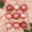 Набор шаров пластик d-7 см, 9 шт "Камилла" розовый 4316807   