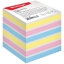 Блок для записи на склейке Berlingo "Rainbow", 8*8*8см, цветной, пастель t('фото') 105177