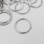 Основа для брелока кольцо металл серебро 2х2 см (50шт!) t('фото') 113490