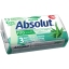 Мыло туалетное Absolut "Алоэ", антибактериальное, бумажная обертка, 90г t('фото') 107057