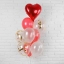 Букет из шаров "Любовь", фольга, латекс, красный, набор 10 шт.             t('фото') 113264