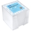 Блок для записи OfficeSpace, 9*9*9см, пластиковый бокс, белый t('фото') 79695