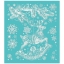 Новогоднее оконное украшение "Лошадка с веточкой", ПВХ пленка, декорировано глиттером, с раскраской  t('фото') 88395