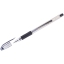 Ручка гелевая Crown "Hi-Jell Needle Grip" черная, 0,7мм, грип, игольчатый стержень, штрих-код t('фото') 95764