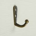 Крючок мебельный VINTAGE 009, однорожковый, цвет бронза                           