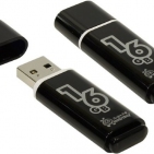 USB  8GB Smart Buy Glossy series Black