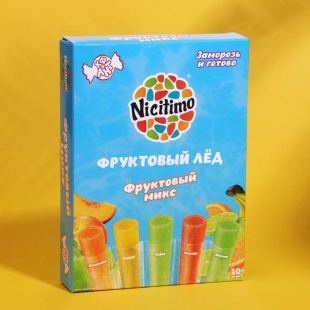 Фруктовый лед "Nicitimo", фруктовый микс, 200г. фото 91602