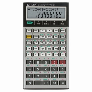 Калькулятор STAFF инженерный двухстрочный STF-169, 10+2 разрядов, 143х78мм, 250138 фото 107671