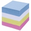 Блок для записей STAFF проклеенный, куб 8*8 см, 800 листов, цветной, чередование с белым t('фото') 87466
