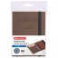 Обложка для паспорта с карманами и резинкой, мягкая экокожа, "PASSPORT", коричневая, BRAUBERG 238204 t('фото') 113655